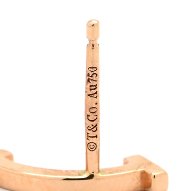 ティファニー Tiffany & Co Ｔスマイル ローズゴールド K18PG ピアス ピンクゴールド 750PG 18金