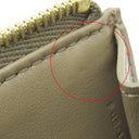 セリーヌ CELINE ジップ付きカードホルダー キュイル トリオンフ モダントープ シャイニーカーフスキン カードケース ゴールド金具 グレージュ フラグメントケース