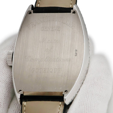 腕時計 フランクミュラー FRANCK MULLER トノウカーベックス ゴシック 8880 SC GOTH IND D CD 自動巻き メンズ 黒 OH済 K18WG ダイヤ スカル