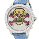 腕時計 ジェイコブ JACOB ファイブタイムゾーン スカル JC-SKULL6 クオーツ メンズ 純正ダイヤ 骸骨 GMT デイト ドクロ