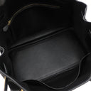 エルメス HERMES バーキン35 ブラック フィヨルド ハンドバッグ ゴールド金具 黒