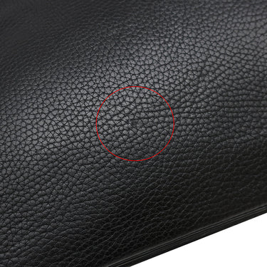 エルメス HERMES バーキン35 ブラック フィヨルド ハンドバッグ ゴールド金具 黒