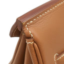 エルメス HERMES バーキン35 ゴールド クシュベル ハンドバッグ ゴールド金具 茶