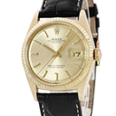 腕時計 ロレックス ROLEX デイトジャスト 36 1601 29番台 自動巻き メンズ OH済 29番台 K18YG無垢 シャンパン バー ヴィンテージ