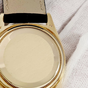 腕時計 ロレックス ROLEX デイトジャスト 36 1601 29番台 自動巻き メンズ OH済 29番台 K18YG無垢 シャンパン バー ヴィンテージ