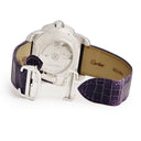 腕時計 カルティエ Cartier カリブル ドゥ カルティエ LM WF100003 自動巻き メンズ K18WG無垢 純正ダイヤ デイト スモセコ ローマン