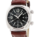 腕時計 パネライ PANERAI ラジオミール GMT アラーム 42mm PAM00098 E番 自動巻き メンズ OH済 E番 ブラック クッション型 デイト