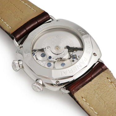 腕時計 パネライ PANERAI ラジオミール GMT アラーム 42mm PAM00098 E番 自動巻き メンズ OH済 E番 ブラック クッション型 デイト