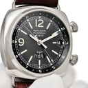 腕時計 パネライ PANERAI ラジオミール GMT アラーム 42mm PAM00098 E番 自動巻き メンズ OH済 E番 ブラック クッション型 デイト