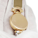 腕時計 ボヴェ Bovet フルリエ クオーツ レディース OH済 K18YG無垢 純正ダイヤ ホワイト シェル 白