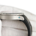 腕時計 ジン SINN ミッションタイマー 857.EZM7 自動巻き メンズ OH済 ブラック 黒 バー 9時位置リューズ カラフル GMT