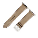エルメス HERMES 純正 アップルウォッチ 44 45 46 49 mm用 グレージュ レザー ステンレススチール 腕時計パーツ 新品未使用 ベルト グレージュ 35ｍｍ 尾錠付き