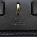 エルメス HERMES エールバッグジップ 31 ブラック トワルミリタリー ヴァッシュハンター ショルダーバッグ ゴールド金具 黒