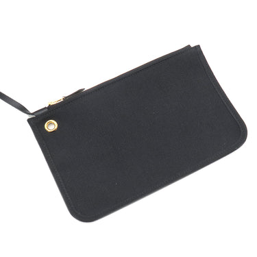 エルメス HERMES エールバッグジップ 31 ブラック トワルミリタリー ヴァッシュハンター ショルダーバッグ ゴールド金具 黒