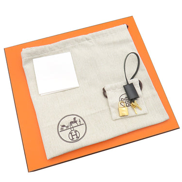 エルメス HERMES エールバッグジップ 31 ブラック トワルミリタリー ヴァッシュハンター ショルダーバッグ ゴールド金具 黒