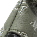 ルイヴィトン LOUIS VUITTON デュオ スリングバッグ M12486 オリーブ グリーン モノグラムシャドウ ボディバッグ ブラック金具 カーキ クロスボディ