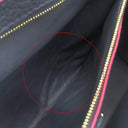 ルイヴィトン LOUIS VUITTON カプシーヌMM M94535 コバルト トリヨンレザー 2WAYバッグ ゴールド金具 紺 赤 ハンドバッグ ショルダ―