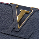 ルイヴィトン LOUIS VUITTON カプシーヌMM M94535 コバルト トリヨンレザー 2WAYバッグ ゴールド金具 紺 赤 ハンドバッグ ショルダ―