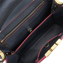 ルイヴィトン LOUIS VUITTON カプシーヌMM M94535 コバルト トリヨンレザー 2WAYバッグ ゴールド金具 紺 赤 ハンドバッグ ショルダ―