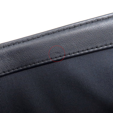 シャネル CHANEL ボーイシャネル ミニ チェーンショルダー ネイビー ラムスキン ショルダーバッグ ゴールド金具 紺