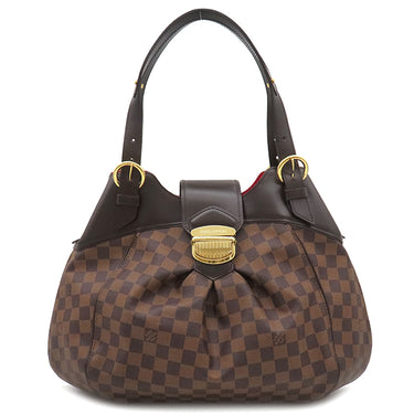 ルイヴィトン LOUIS VUITTON システィナ GM N41540 ダミエ ダミエキャンバス ショルダーバッグ ゴールド金具 茶 肩掛け