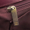 シャネル CHANEL シェブロン ココハンドル ボルドー カーフ 2WAYバッグ ゴールド金具 赤 Vステッチ チェーンショルダー