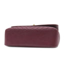 シャネル CHANEL シェブロン ココハンドル ボルドー カーフ 2WAYバッグ ゴールド金具 赤 Vステッチ チェーンショルダー