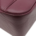 シャネル CHANEL シェブロン ココハンドル ボルドー カーフ 2WAYバッグ ゴールド金具 赤 Vステッチ チェーンショルダー