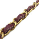 シャネル CHANEL シェブロン ココハンドル ボルドー カーフ 2WAYバッグ ゴールド金具 赤 Vステッチ チェーンショルダー