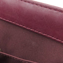 シャネル CHANEL シェブロン ココハンドル ボルドー カーフ 2WAYバッグ ゴールド金具 赤 Vステッチ チェーンショルダー