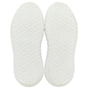 エルメス HERMES デュエル DUEL H212200Z ブルーXホワイト ファブリック レザー #39 スニーカー 青 白 スリッポン