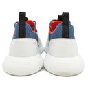 エルメス HERMES デュエル DUEL H212200Z ブルーXホワイト ファブリック レザー #39 スニーカー 青 白 スリッポン