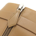 エルメス HERMES ショートブーツ サンジェルマン ベージュ レザー #37 ブーツ シルバー金具 靴 ケリーバックル
