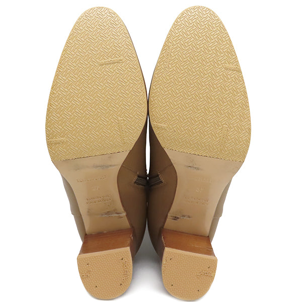 エルメス HERMES ショートブーツ サンジェルマン ベージュ