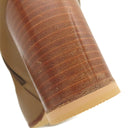 エルメス HERMES ショートブーツ サンジェルマン ベージュ レザー #37 ブーツ シルバー金具 靴 ケリーバックル