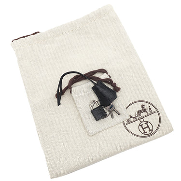 エルメス HERMES バーキン25 ヴェルソー ブルーサフィール×ブラック オーストリッチ ハンドバッグ シルバー金具 青 黒