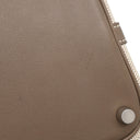 エルメス HERMES ピコタン PM ナチュラル×エトゥープ トワルアッシュ スイフト ハンドバッグ シルバー金具 ベージュ