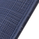 ロエベ LOEWE ゴヤ クロスボディ バッグ ネイビーブルー カーフ テクスチャードカーフ ショルダーバッグ シルバー金具 青 アナグラム