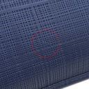 ロエベ LOEWE ゴヤ クロスボディ バッグ ネイビーブルー カーフ テクスチャードカーフ ショルダーバッグ シルバー金具 青 アナグラム