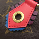 ルイヴィトン LOUIS VUITTON スピーディ 30 M41665 フラミンゴ モノグラムキャンバス ハンドバッグ ゴールド金具 モノグラム トーテム 茶 赤 ミニボストン