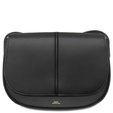 アーペーセー A.P.C. Betty バッグ ブラック スムースレザー ショルダーバッグ ゴールド金具 黒