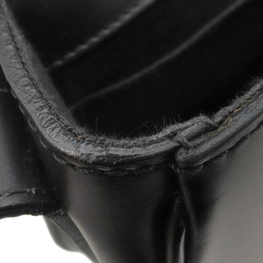 アーペーセー A.P.C. Betty バッグ ブラック スムースレザー ショルダーバッグ ゴールド金具 黒