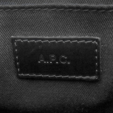 アーペーセー A.P.C. Betty バッグ ブラック スムースレザー ショルダーバッグ ゴールド金具 黒