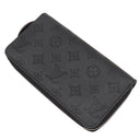 ルイヴィトン LOUIS VUITTON ジッピー ウォレット M61867 ノワール モノグラムマヒナ 長財布 シルバー金具 黒 ラウンドファスナー