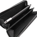 ルイヴィトン LOUIS VUITTON ジッピー ウォレット M61867 ノワール モノグラムマヒナ 長財布 シルバー金具 黒 ラウンドファスナー