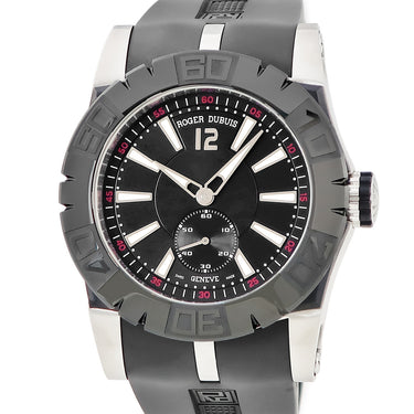 腕時計 ロジェデュブイ ROGER DUBUIS イージーダイバー オートマティック RDDBSE0280 自動巻き メンズ ブラック 黒 スモールセコンド 限定