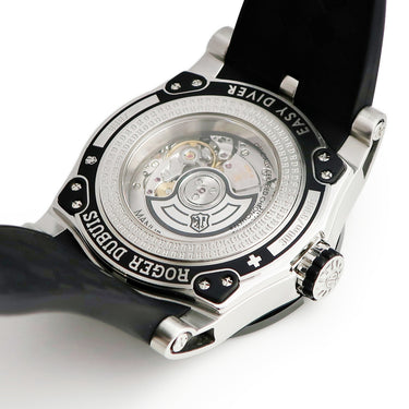 腕時計 ロジェデュブイ ROGER DUBUIS イージーダイバー オートマティック RDDBSE0280 自動巻き メンズ ブラック 黒 スモールセコンド 限定