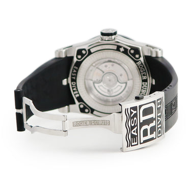腕時計 ロジェデュブイ ROGER DUBUIS イージーダイバー オートマティック RDDBSE0280 自動巻き メンズ ブラック 黒 スモールセコンド 限定