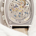 腕時計 ルイ・モネ LOUIS MOINET オリンピア クロノグラフ LM12 手巻き メンズ OH済 ブルー トノー型 スモセコ 夜光インデックス