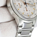 腕時計 IWC IWC GST クロノグラフ IW370713 自動巻き メンズ デイデイト スモールセコンド タキメーター シルバー